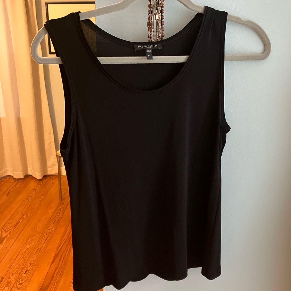 Eileen Fisher 100% silk tank/shell